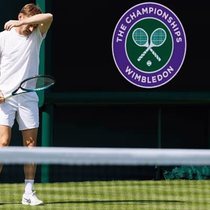 David Goffin, farewell to Wimbledon. Photo: gettyimages