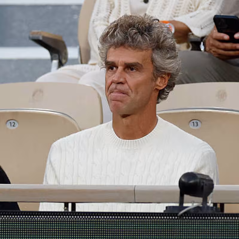 Gustavo Kuerten, words from Fonseca. Photo: gettyimages