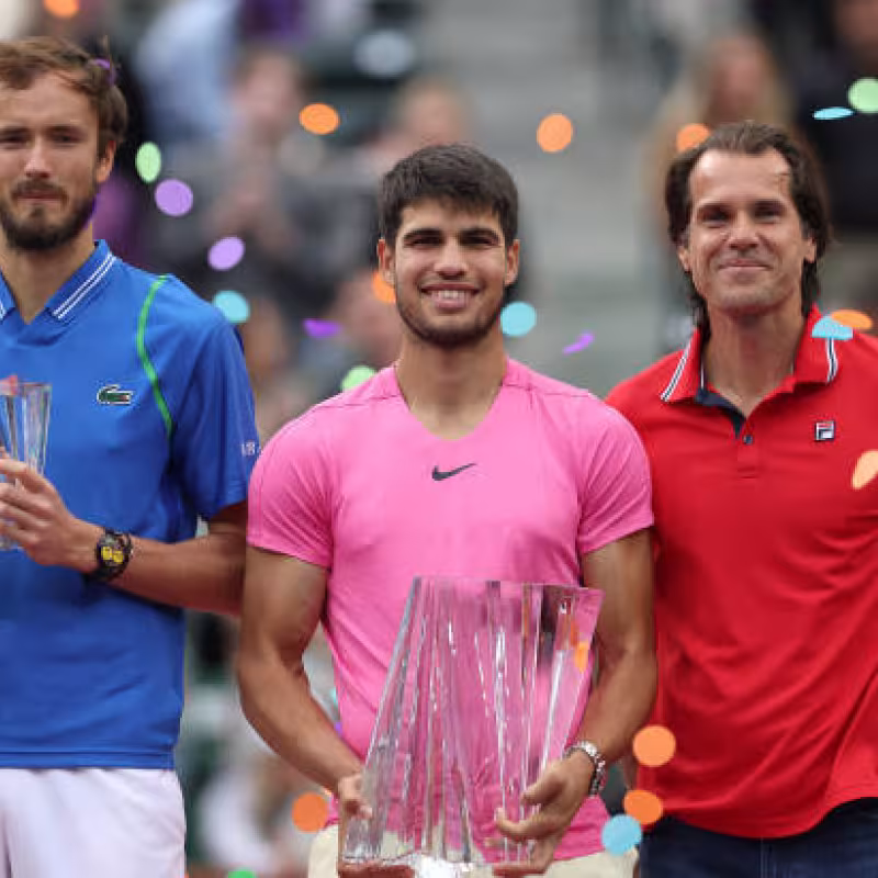 Haas elige a Alcaraz por encima de Sinner. Fuente: Getty