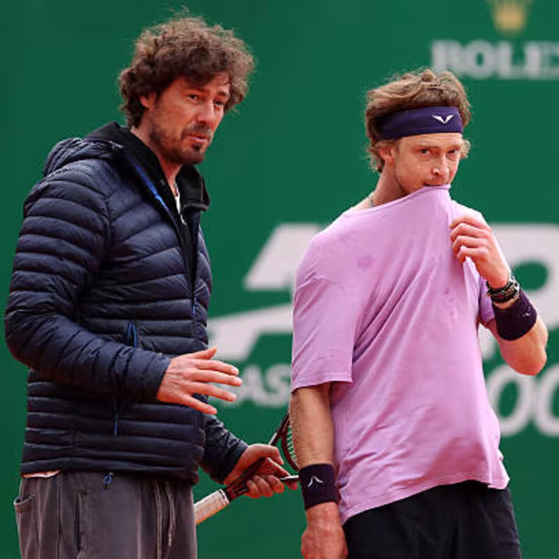 Marat Safin analiza su trabajo con Rublev. Foto: gettyimages