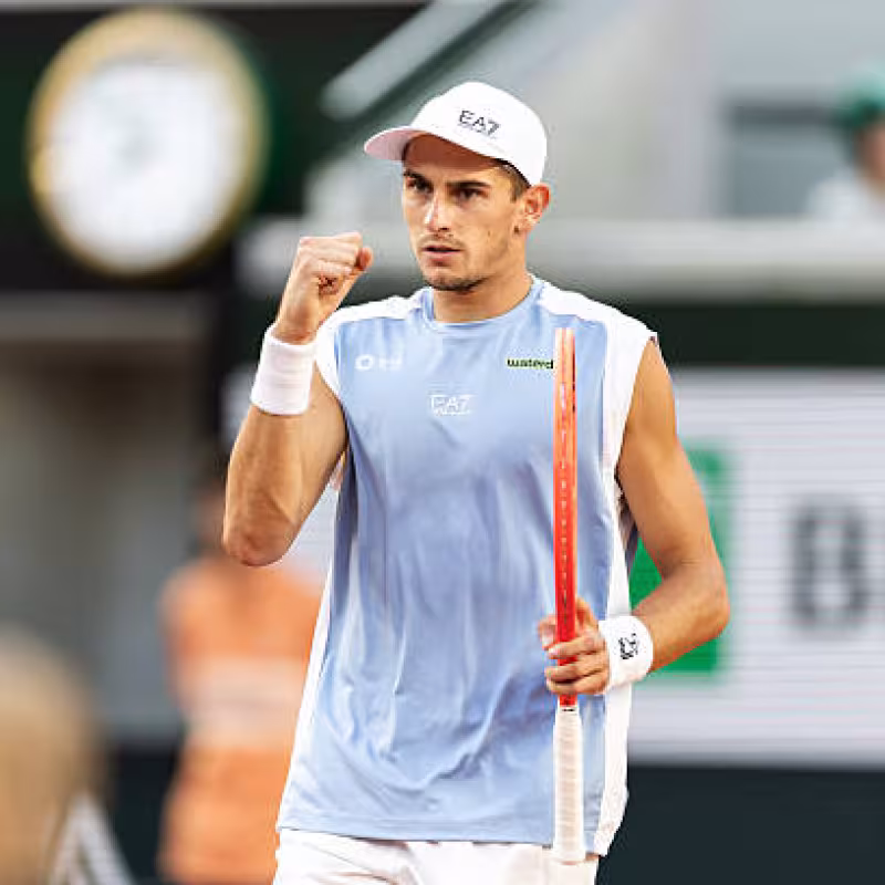 Matteo Berrettini, time invested in Roland Garros 2026. Photo: gettyimages