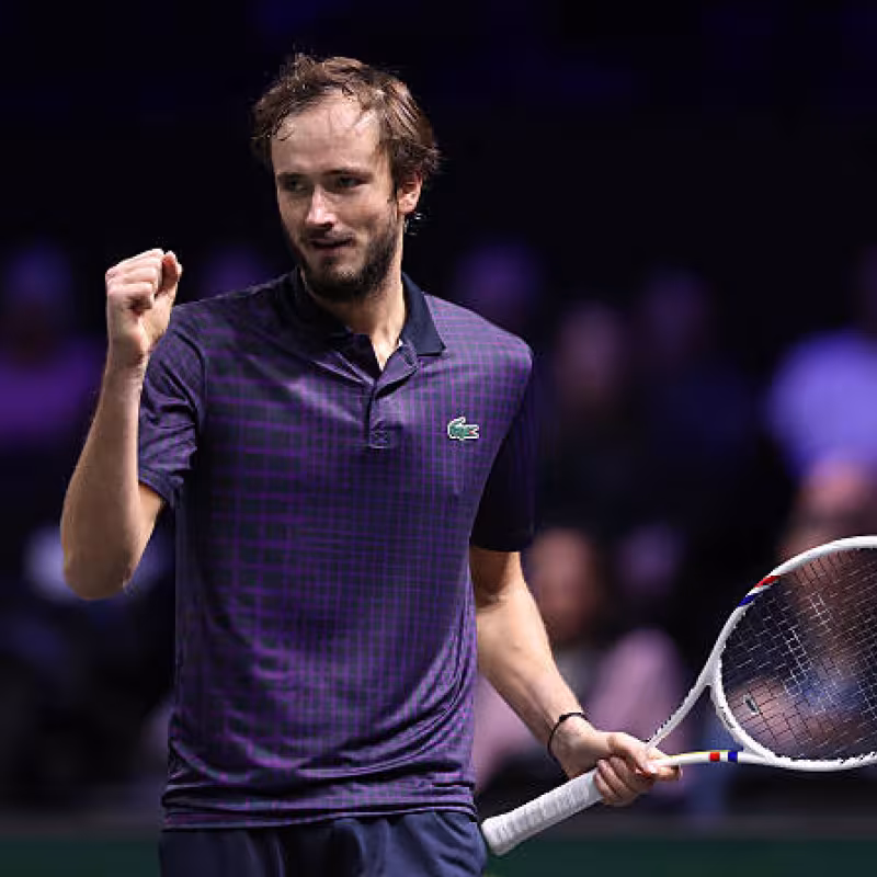 Medvedev recalls his beginnings: "At home, I imagined playing against Federer or Nadal".