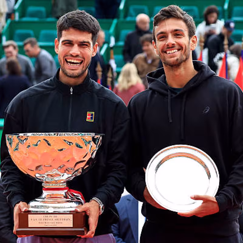 Musetti chooses Alcaraz: "His tennis is the most beautiful." Source: Getty