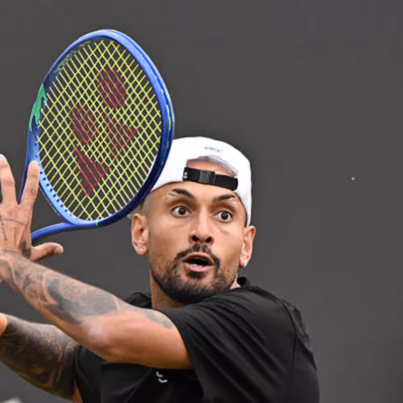 Nick Kyrgios, danger for Wimbledon 2026. Photo: gettyimages