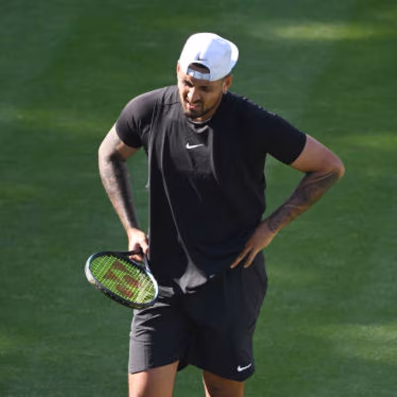 Nick Kyrgios returns to compete in Stuttgart. Photo: gettyimages