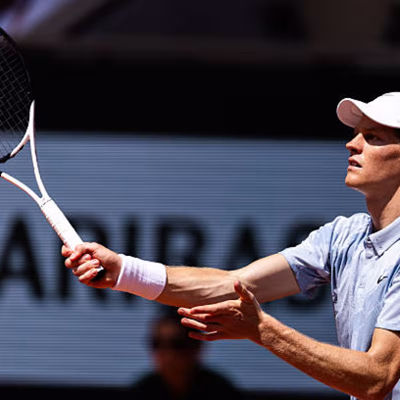 Jannik Sinner will return to competition in London, in an exhibition. Source: Getty