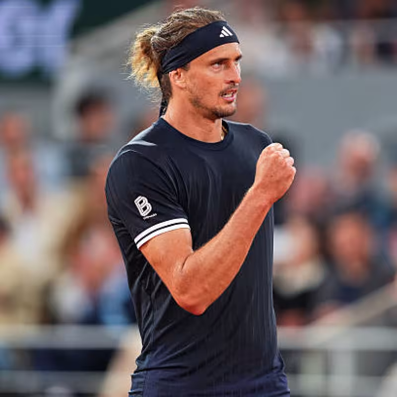 Zverev, one step away from eternity. Source: Getty