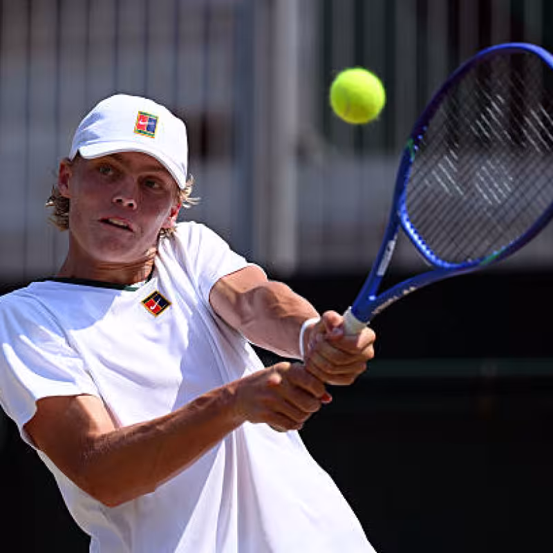 Cruz Hewitt quiere seguir los pasos de su padre y se mete en la final de Wimbledon Junior. Foto: Gettyimages