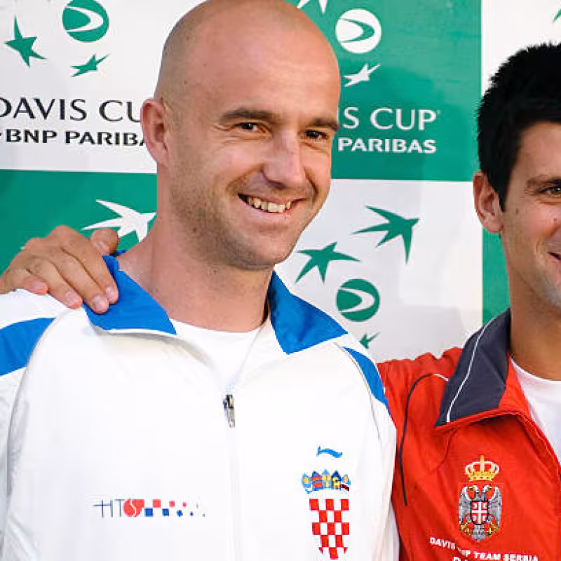 Djokovic et l'importance de Ljubicic à ses débuts : "Il m'a dit d'être toujours moi-même et de rester authentique". Photo : Gettyimages