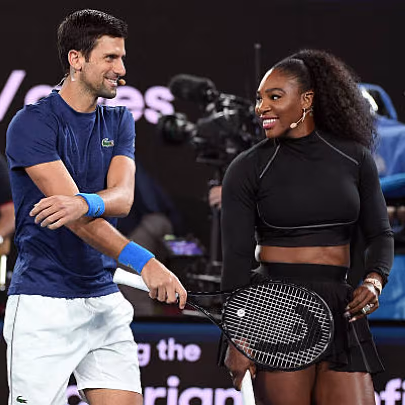 La defensa a ultranza de Djokovic a Serena Williams: "Disfruten, tienen a la mejor de todos los tiempos jugando para ustedes". Foto: Gettyimages