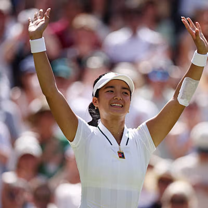 Eala cambia completamente la visione del tennis nelle Filippine. Fonte: Getty Images.