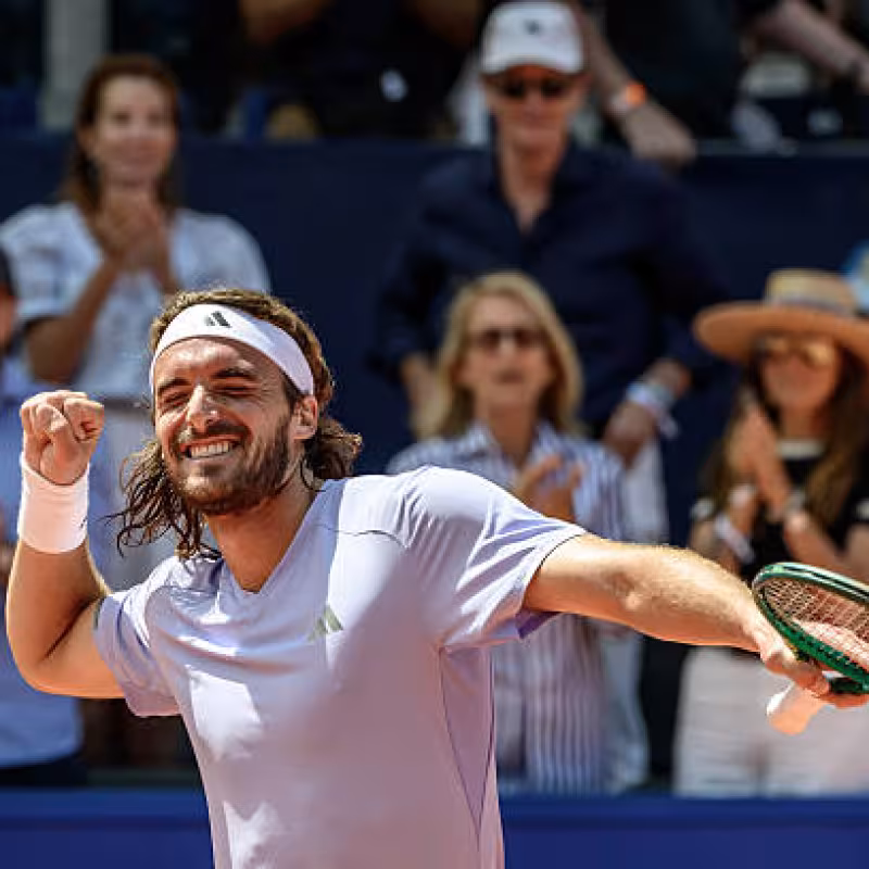 El dato de Tsitsipas que le encumbra en un ránking histórico. Fuente: Getty Images.