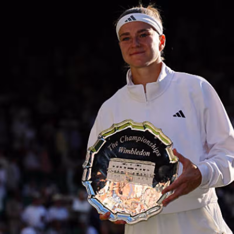 Muchova, hundida tras perder la final de Wimbledon: "Es una decepción muy dura". Fuente: Getty