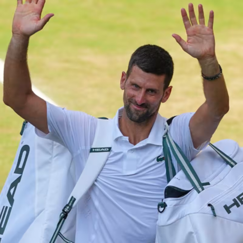 Djokovic se rinde ante Sinner y deja una puerta abierta a Wimbledon 2027: "Me gustaría volver, al menos, una vez más". Fuente: Getty
