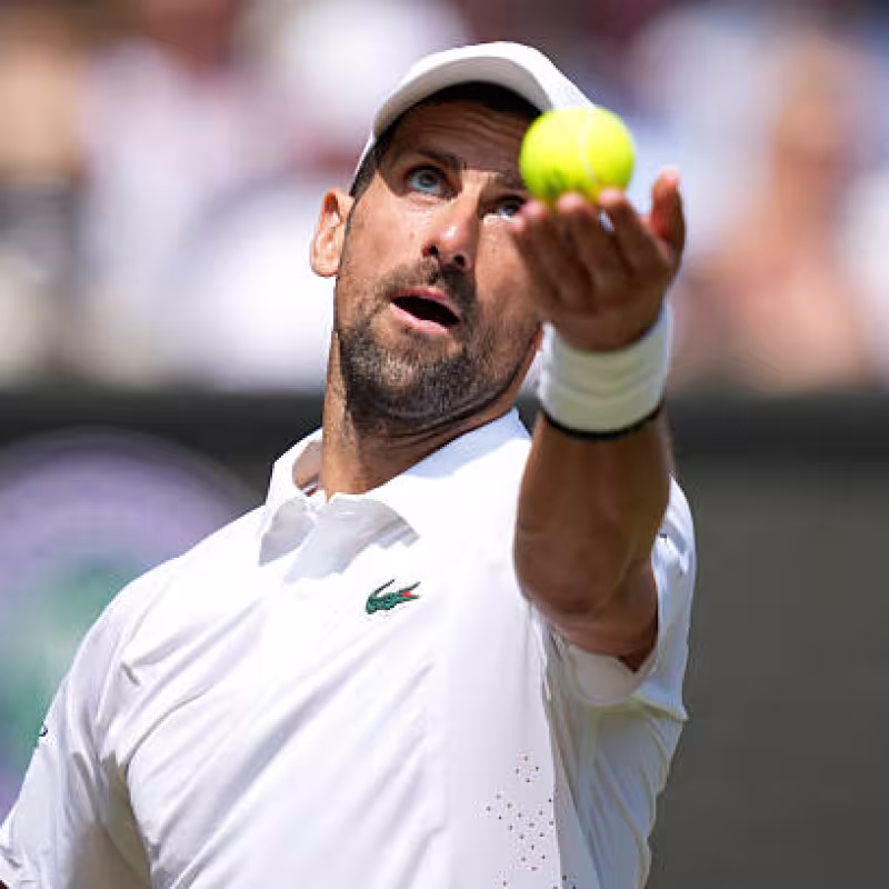 Programma del 5 luglio a Wimbledon 2026: Djokovic apre il Central e Sinner lo chiude. Foto: Gettyimages