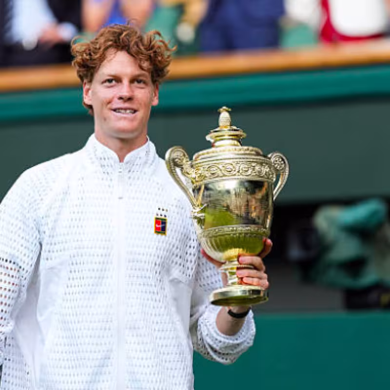 Paolo Bertolucci surrenders to Jannik Sinner after conquering Wimbledon: "He is an example for all Italian sport." Source: Getty
