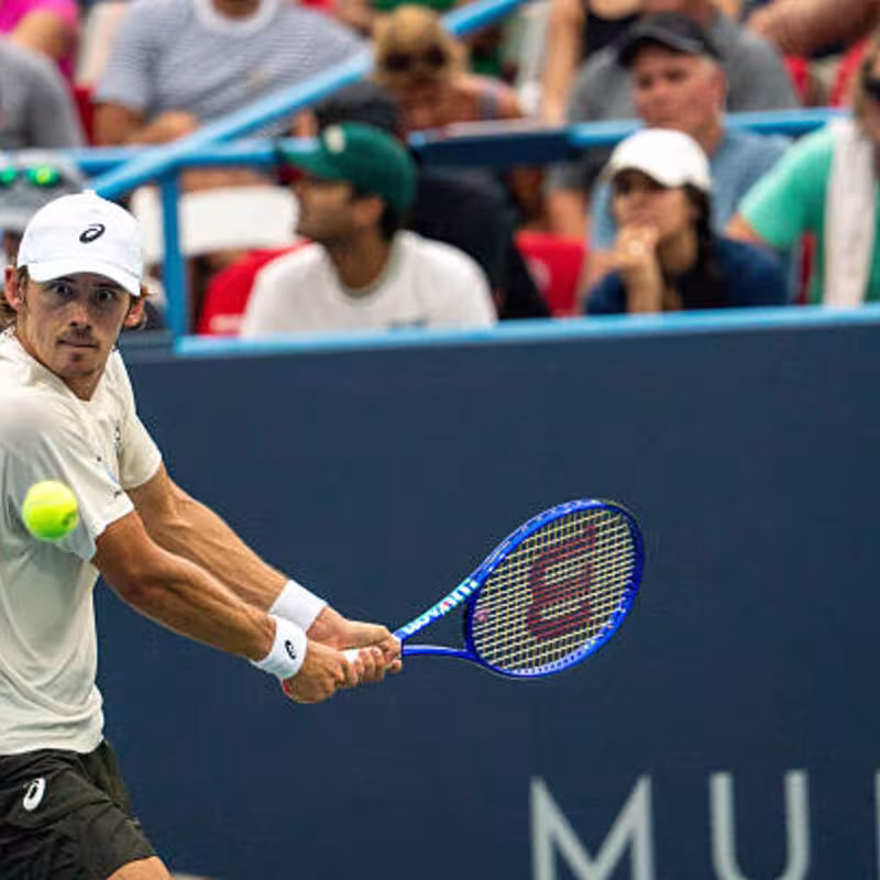 Álex de Miñaur, condiciones extremas en Washington. Foto: gettyimages
