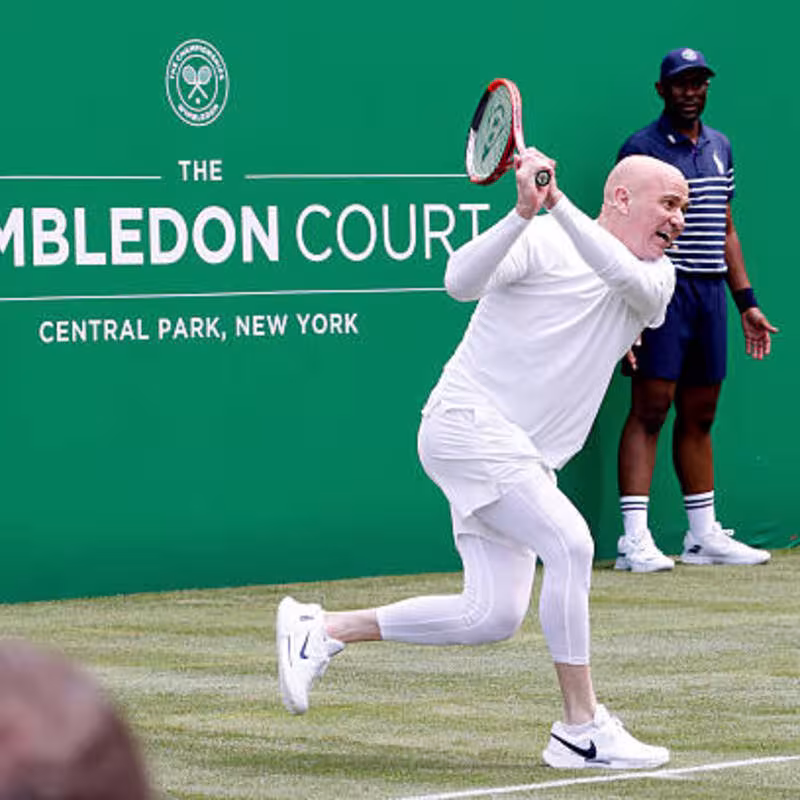 Andre Agassi parla di Sinner e Alcaraz. Foto: gettyimages