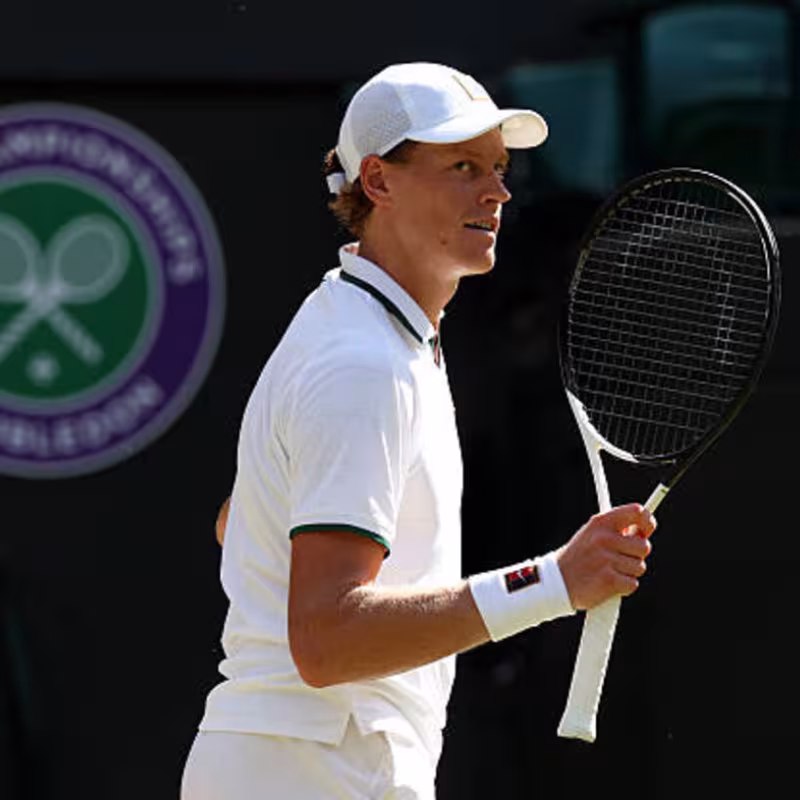 Jannik Sinner, souffrance de la chaleur. Foto: gettyimages