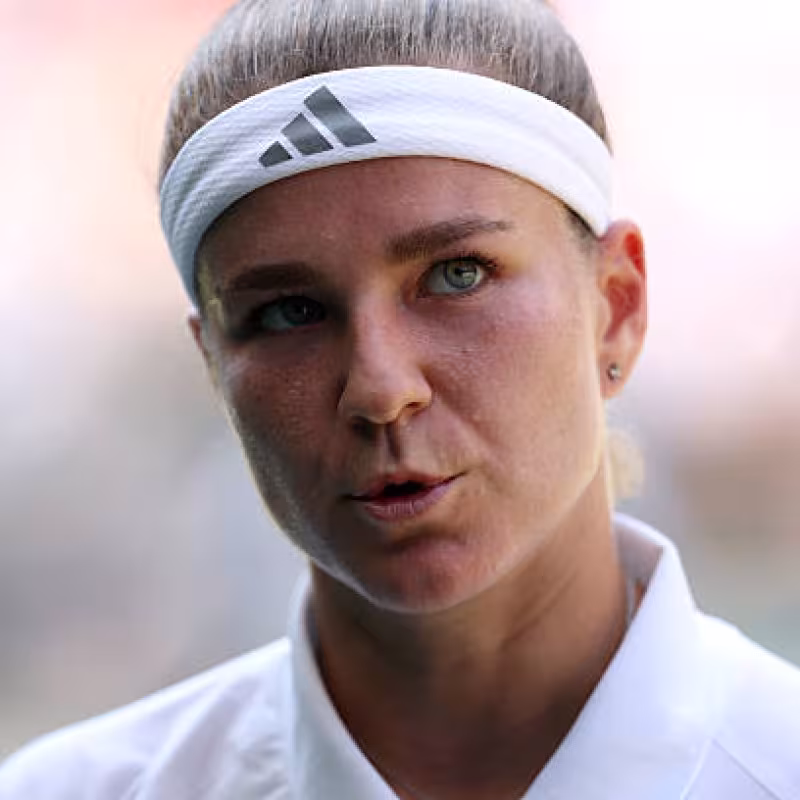 Muchova se sincera sobre su calvario de lesiones tras alcanzar la final de Wimbledon. Fuente: Getty