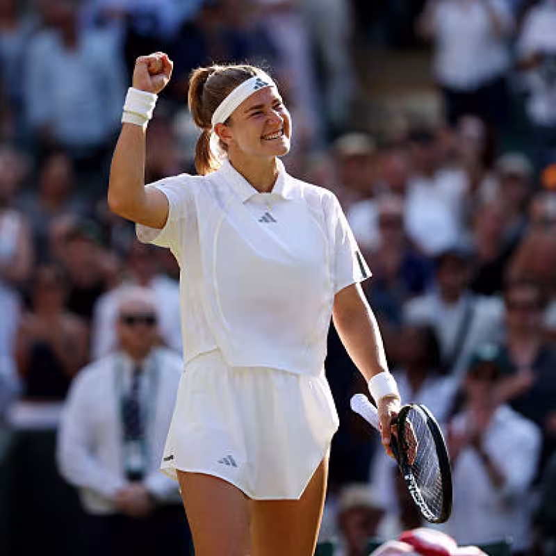 Muchova quiere la gloria en Wimbledon. Fuente: Getty