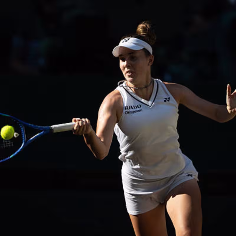 Linda Noskova, active Grand Slam champion. Photo: gettyimages