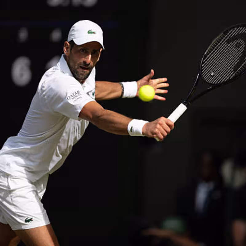 Novak Djokovic, horaire où regarder contre Auger-Aliassime à Wimbledon 2026. Photo: gettyimages