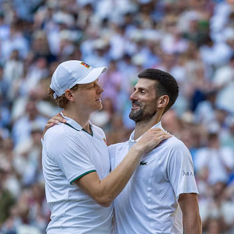 Sinner y Djokovic, desbandada de favoritos en Montreal por el calendario. Foto: gettyimages
