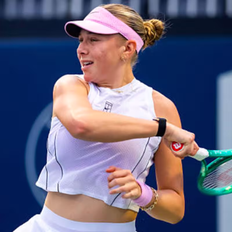 Amanda Anisimova, sin presión tras un año difícil: "Quiero volver a ser yo misma en la pista". Fuente: Getty