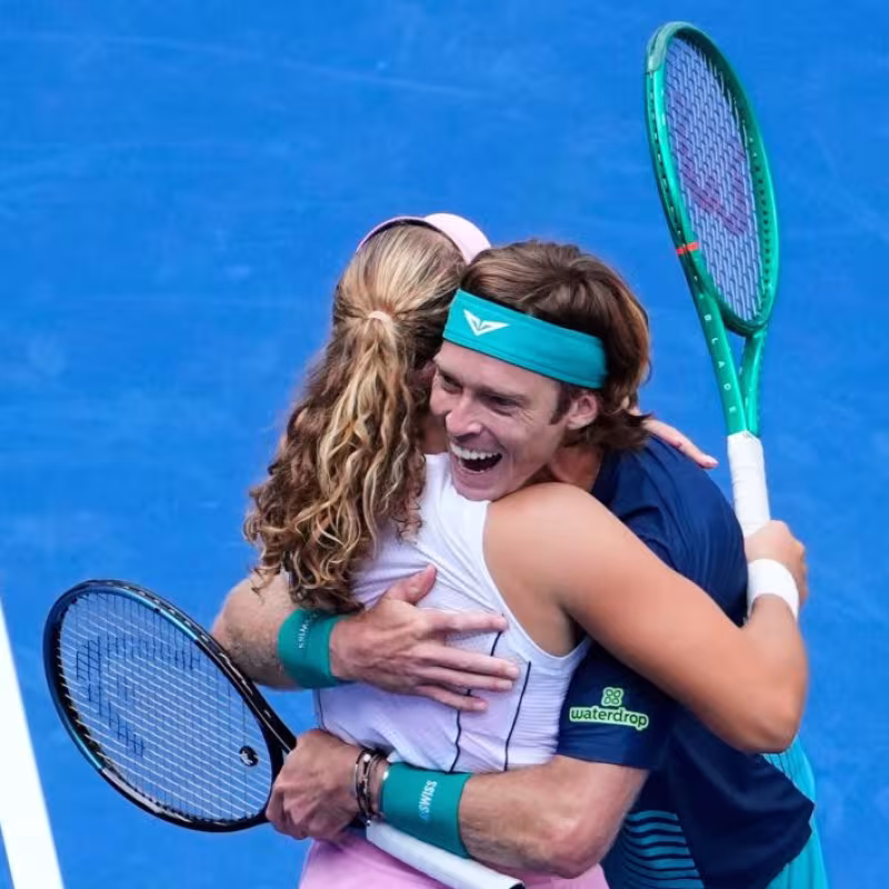 La divertida confesión de Andreeva a Rublev tras alcanzar las semifinales del US Open. Fuente: Getty