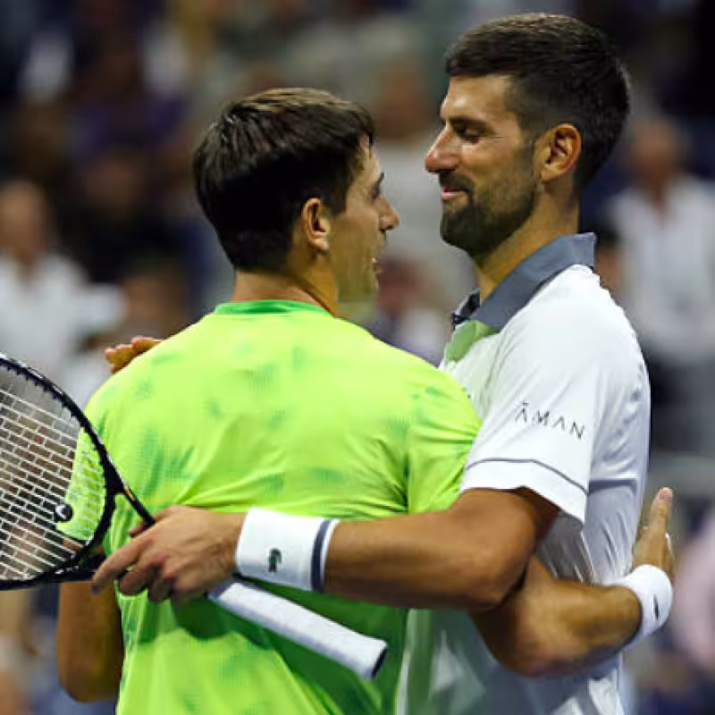 Navone rompe una barrera que parecía intocable en la carrera de Djokovic. Fuente: Getty