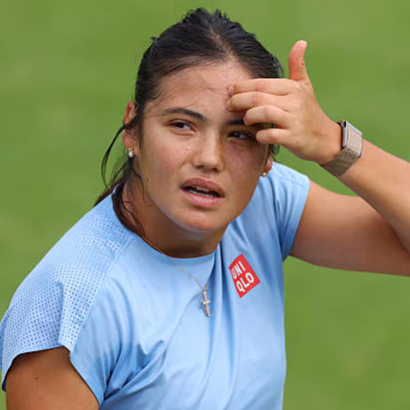 Emma Raducanu, fuera del US Open 2026. Foto: gettyimages