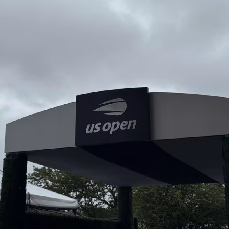 The preliminary round of the US Open has been suspended.
