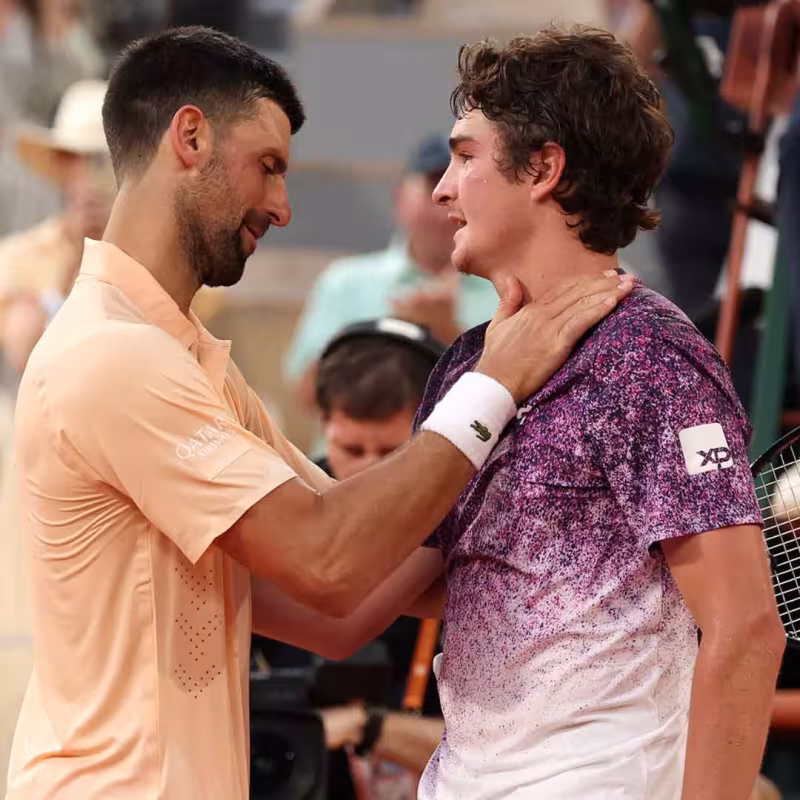 Fonseca no compra la propuesta de Djokovic: "Lo dice porque se está haciendo mayor". Fuente: Getty Images.