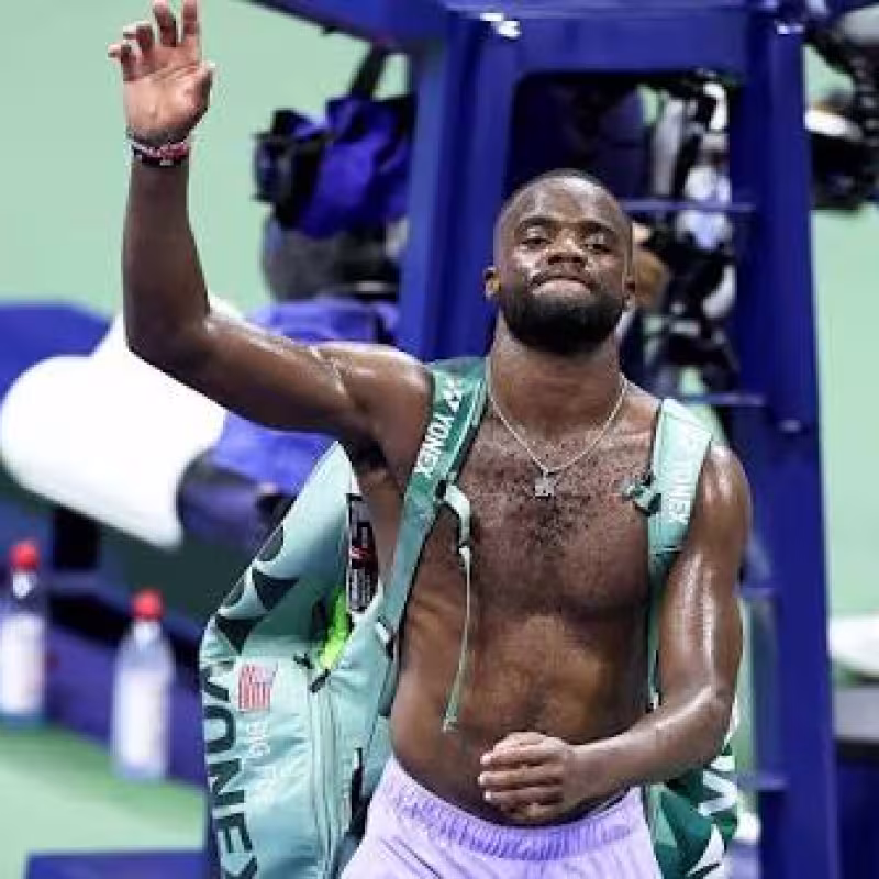 Frances Tiafoe parle d'Alcaraz à l'US Open 2026. Photo : gettyimages