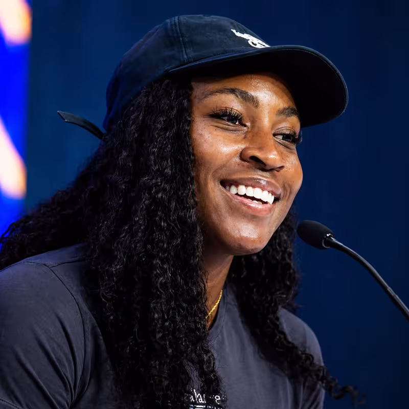 Gauff shows off her new serve: "I always knew I was capable of having a good serve."