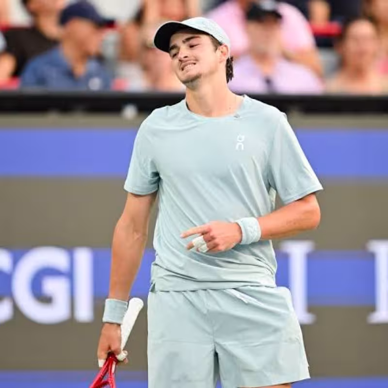 Joao Fonseca, derrotado en Montreal. Foto: gettyimages