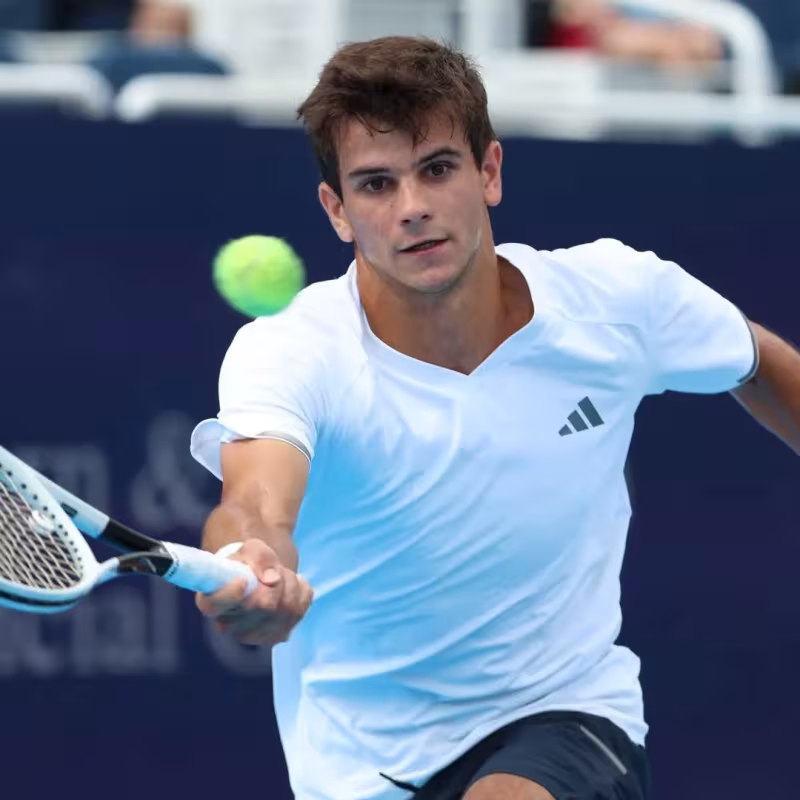 Jódar ya entrena en las instalaciones del US Open. Foto: Gettyimages