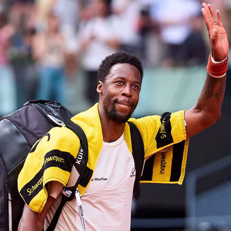 Monfils and his farewell.