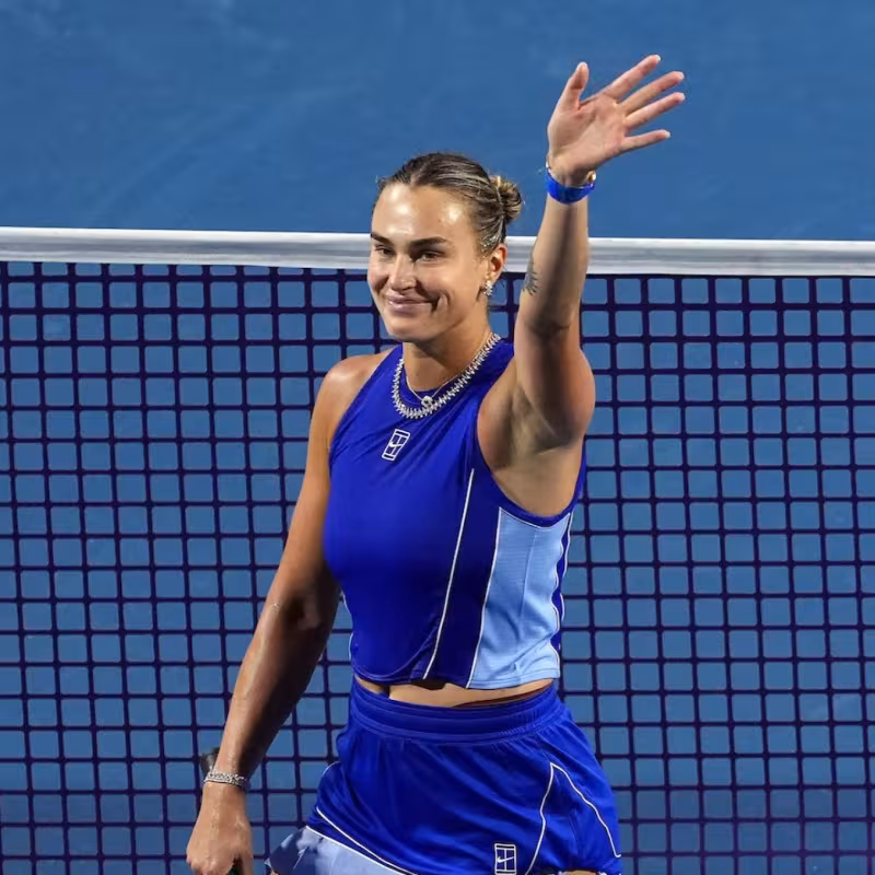 Sabalenka se arma de paciencia para debutar con victoria en Cincinnati y mantener una racha de año y medio. Foto: Gettyimages