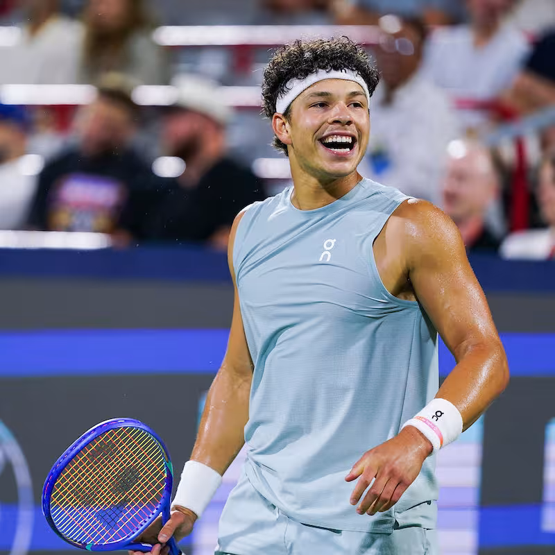 Ben Shelton es campeón en Canadá jugando un tenis increíble. Fuente: Getty