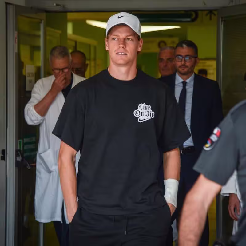Jannik Sinner, rest and no training. Photo: gettyimages