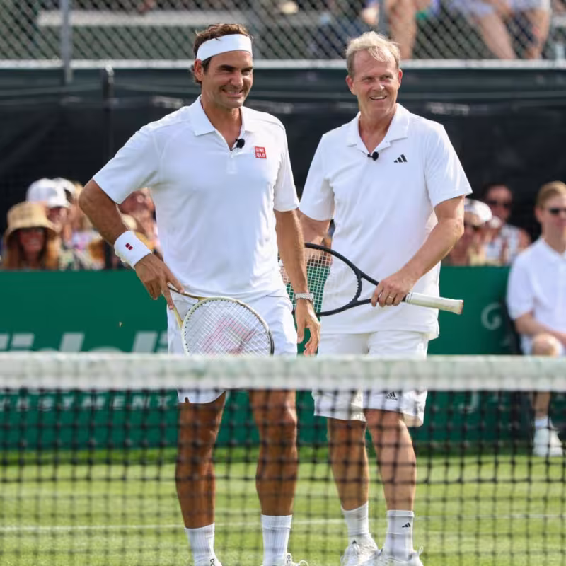 Edberg recalls how Federer changed his tennis: “I pushed him to step onto the court and take control of the points.” Source: Getty