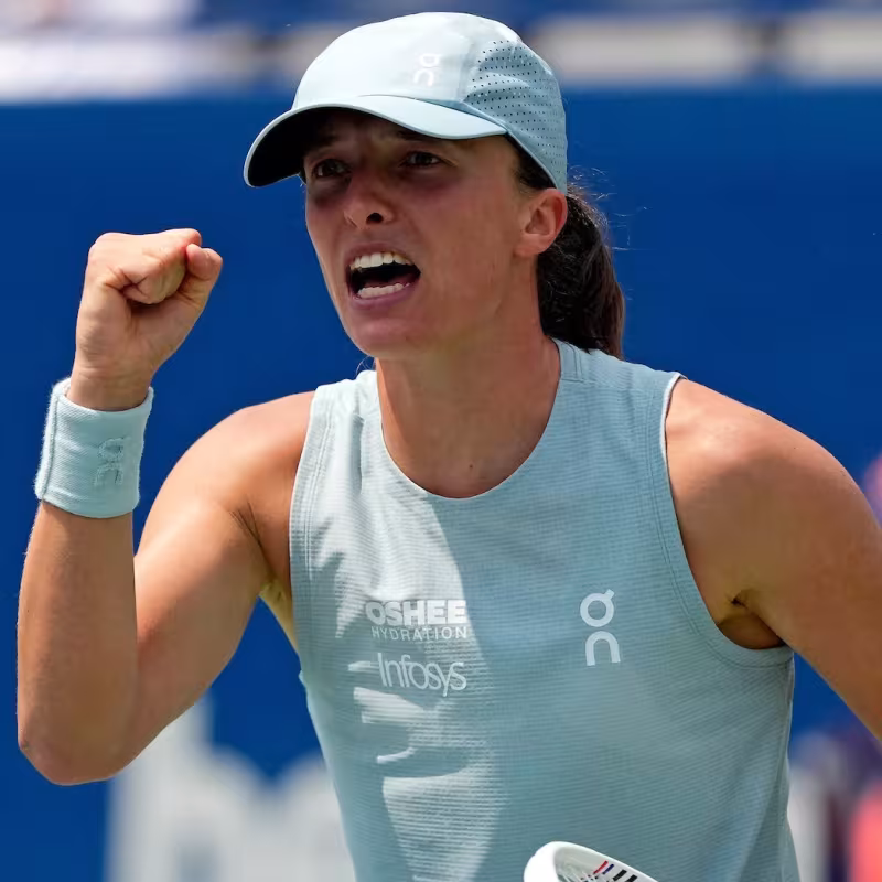 Swiatek, tras ganar a Kostyuk: "A veces tienes que salir de tu zona de comfort". Fuente: Getty Images.