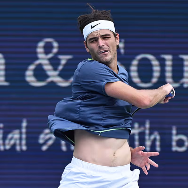 Taylor Fritz habla de sus dolores de rodilla. Foto: gettyimages
