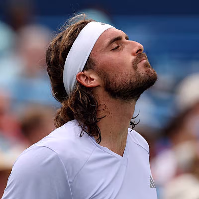 Tsitsipas y una confesión brutal acerca de su padre. Fuente: Getty