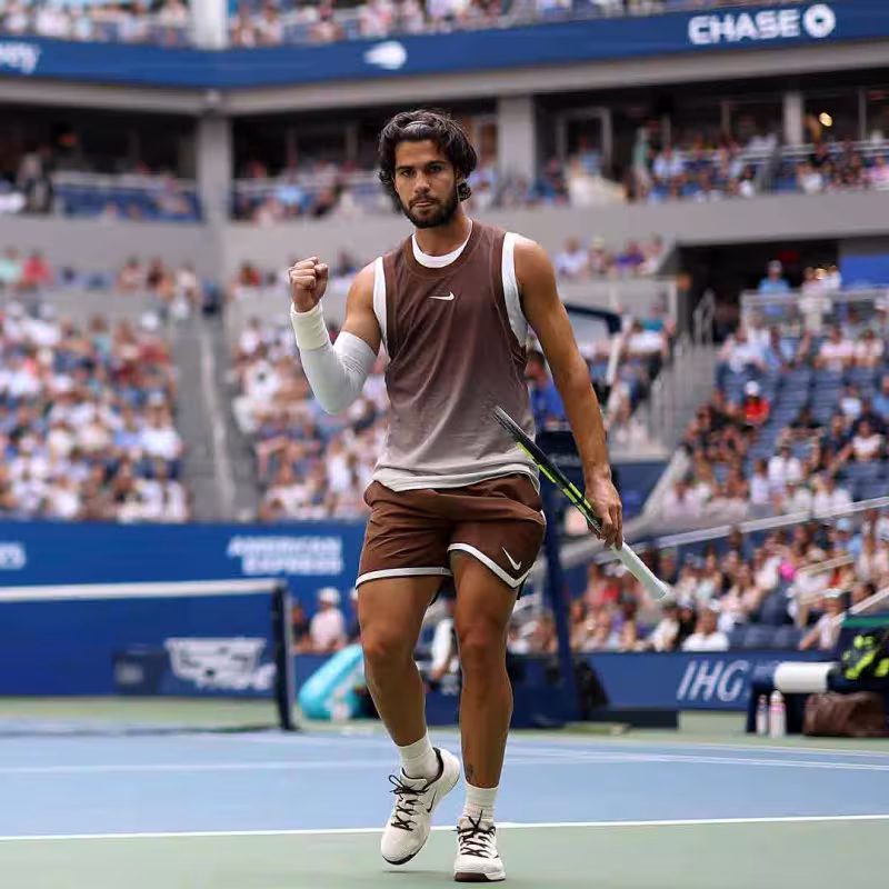 Alcaraz révèle quel frère il choisirait pour un match de double. Source : Getty Images.