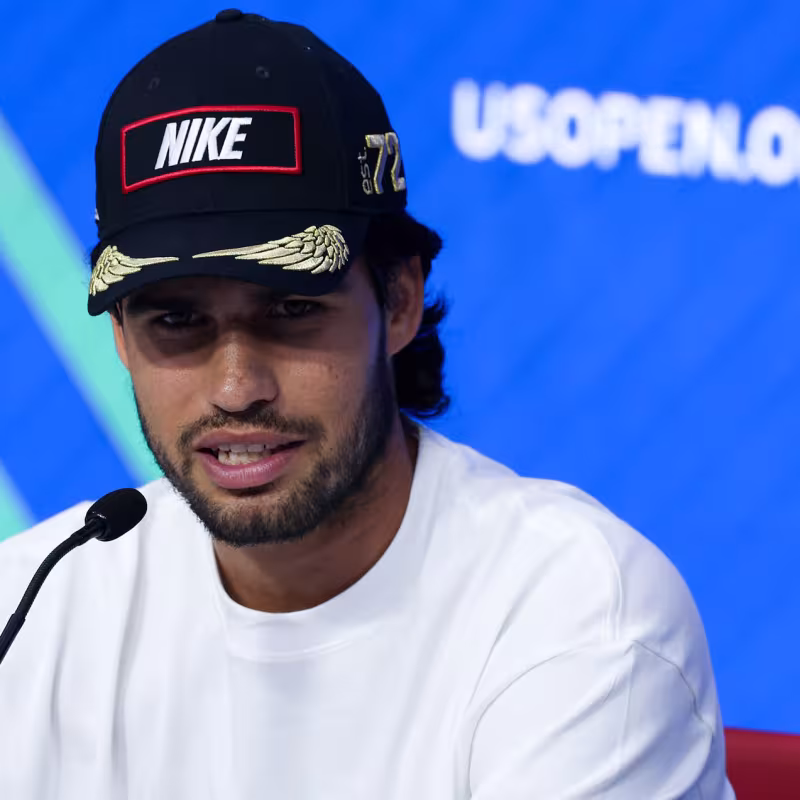 Carlos Alcaraz, faim en conférence de presse. Photo : gettyimages
