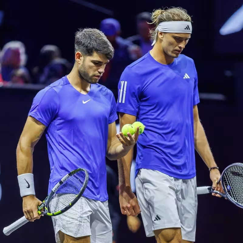 Alcaraz, Zverev, and a funny situation at the Laver.