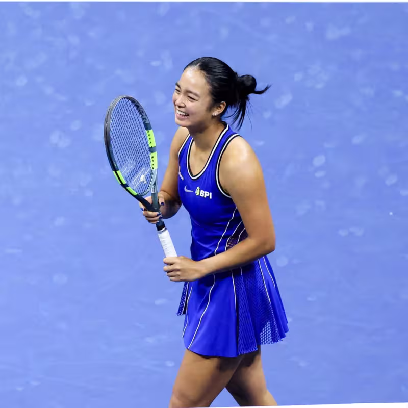 Alexandra Eala parla dopo aver debuttato con vittoria agli US Open 2026. Foto: gettyimages